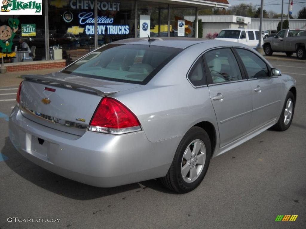2010 Impala LT - Silver Ice Metallic / Gray photo #3