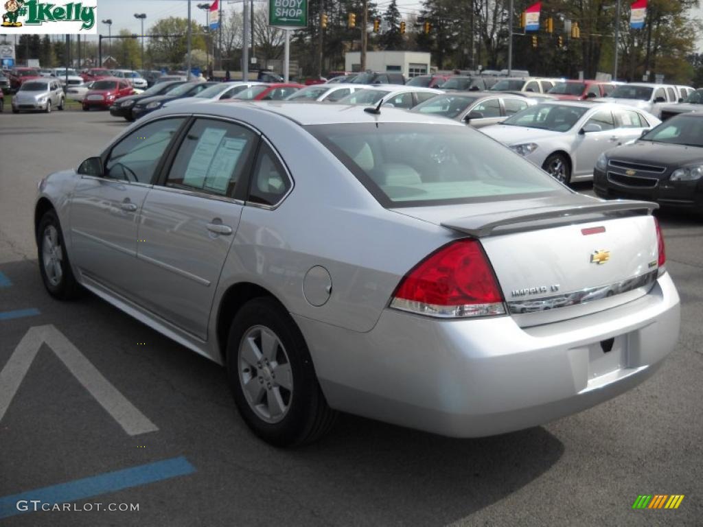 2010 Impala LT - Silver Ice Metallic / Gray photo #5