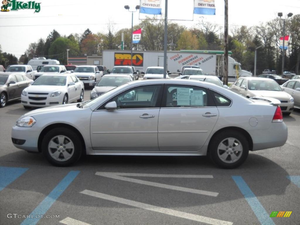 2010 Impala LT - Silver Ice Metallic / Gray photo #6