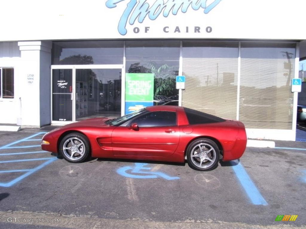 Magnetic Red Metallic Chevrolet Corvette