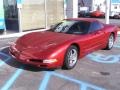 2000 Magnetic Red Metallic Chevrolet Corvette Coupe  photo #2