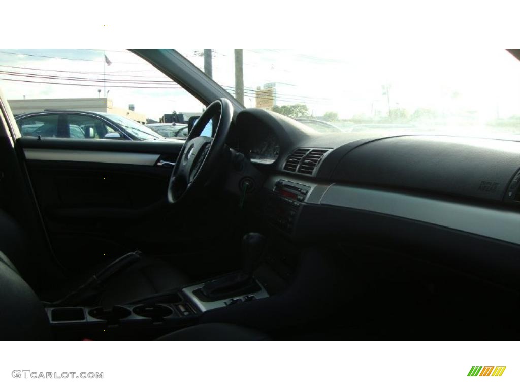 2002 3 Series 325i Sedan - Titanium Silver Metallic / Black photo #6
