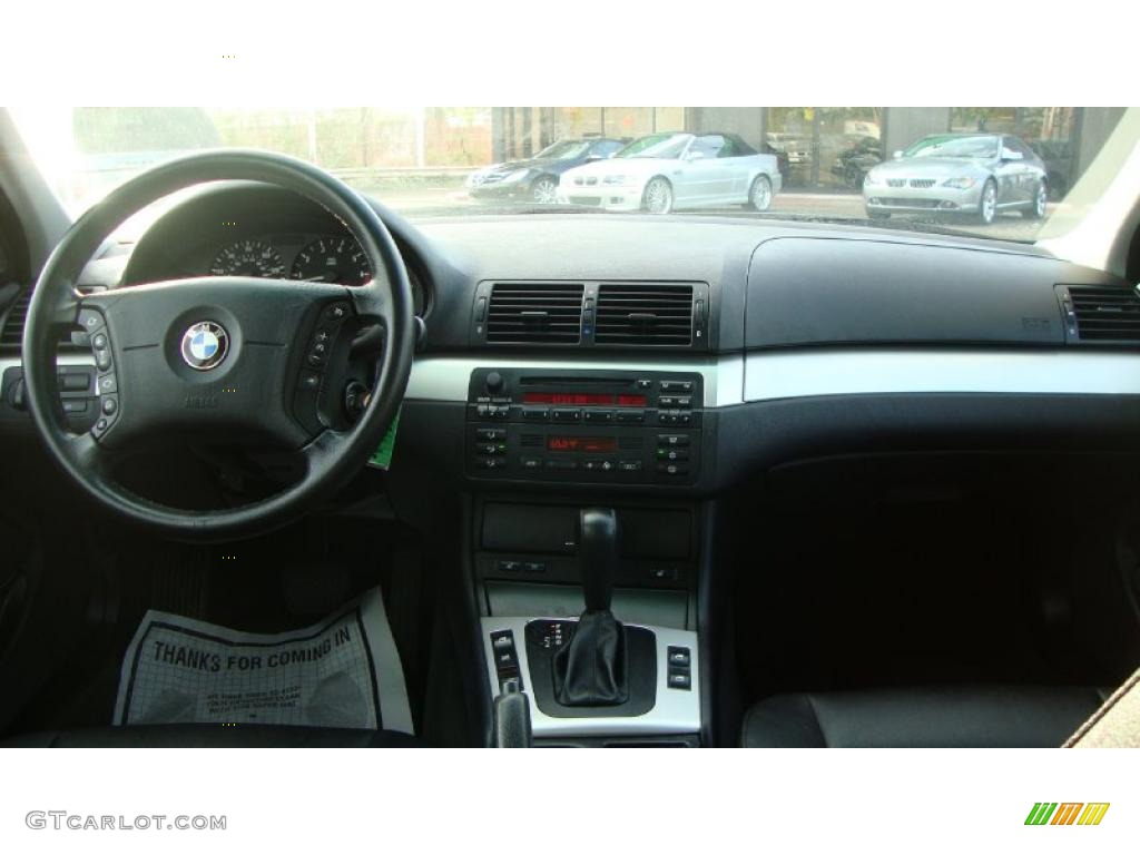 2002 3 Series 325i Sedan - Titanium Silver Metallic / Black photo #16