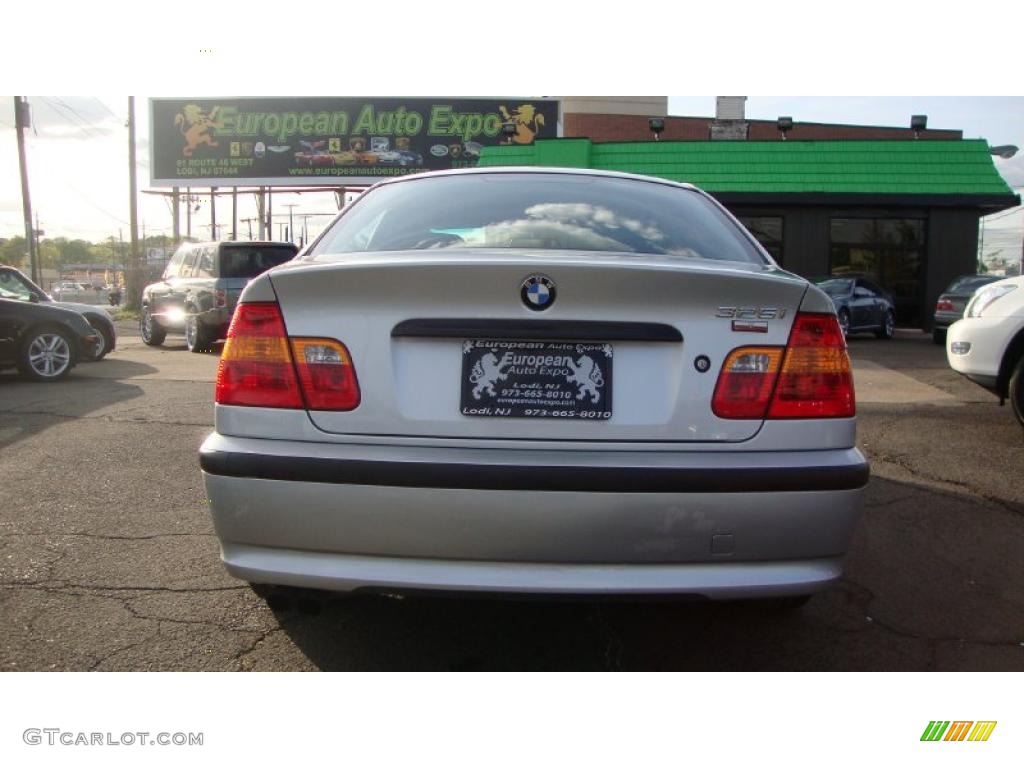 2002 3 Series 325i Sedan - Titanium Silver Metallic / Black photo #19