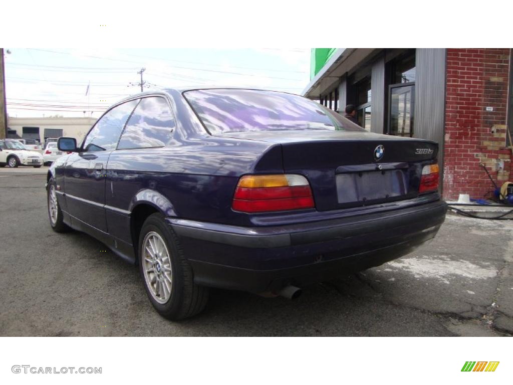 1996 3 Series 318is Coupe - Alaska Blue Metallic / Beige photo #3