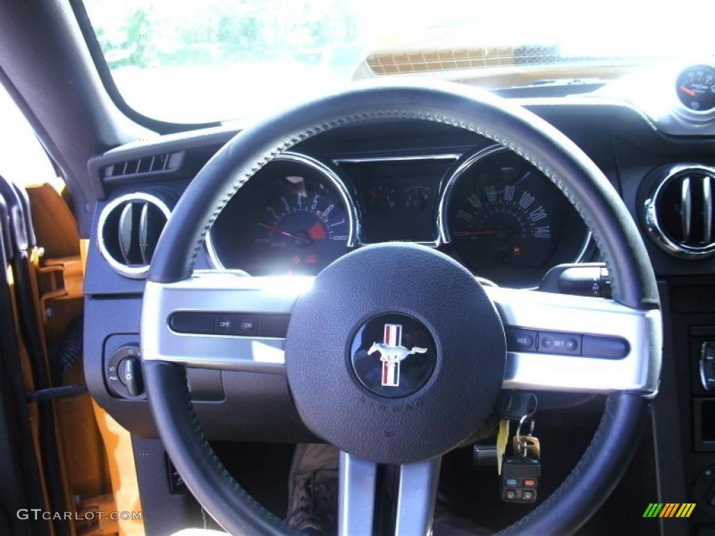 2007 Mustang GT Premium Coupe - Grabber Orange / Dark Charcoal photo #8