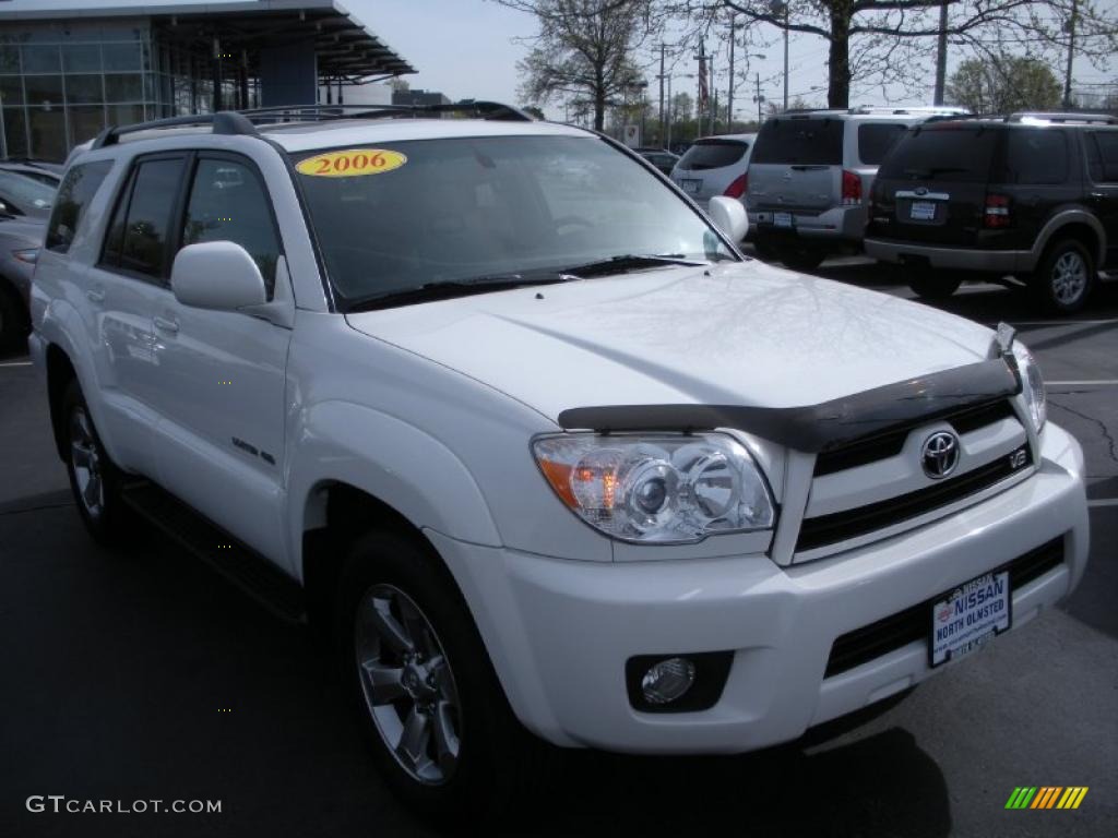 2006 4Runner Limited 4x4 - Natural White / Stone Gray photo #4