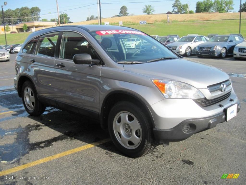 2008 CR-V LX - Whistler Silver Metallic / Black photo #2