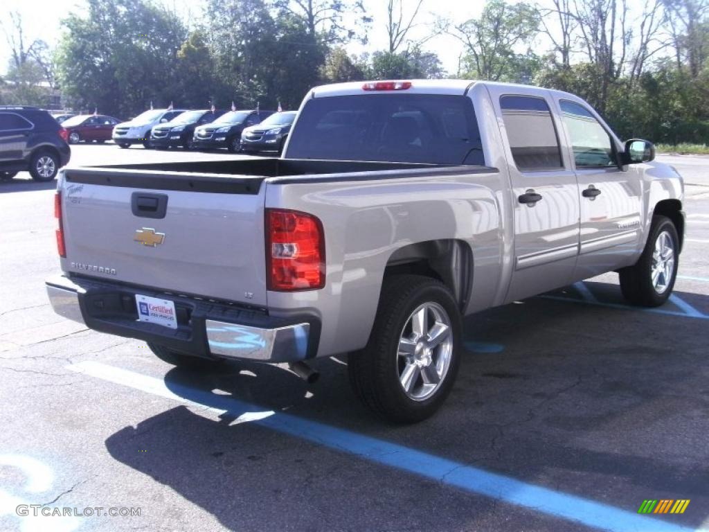 2009 Silverado 1500 LT Crew Cab - Silver Birch Metallic / Light Titanium photo #3