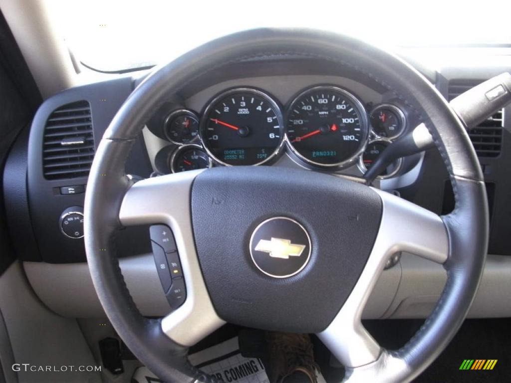2009 Silverado 1500 LT Crew Cab - Silver Birch Metallic / Light Titanium photo #11