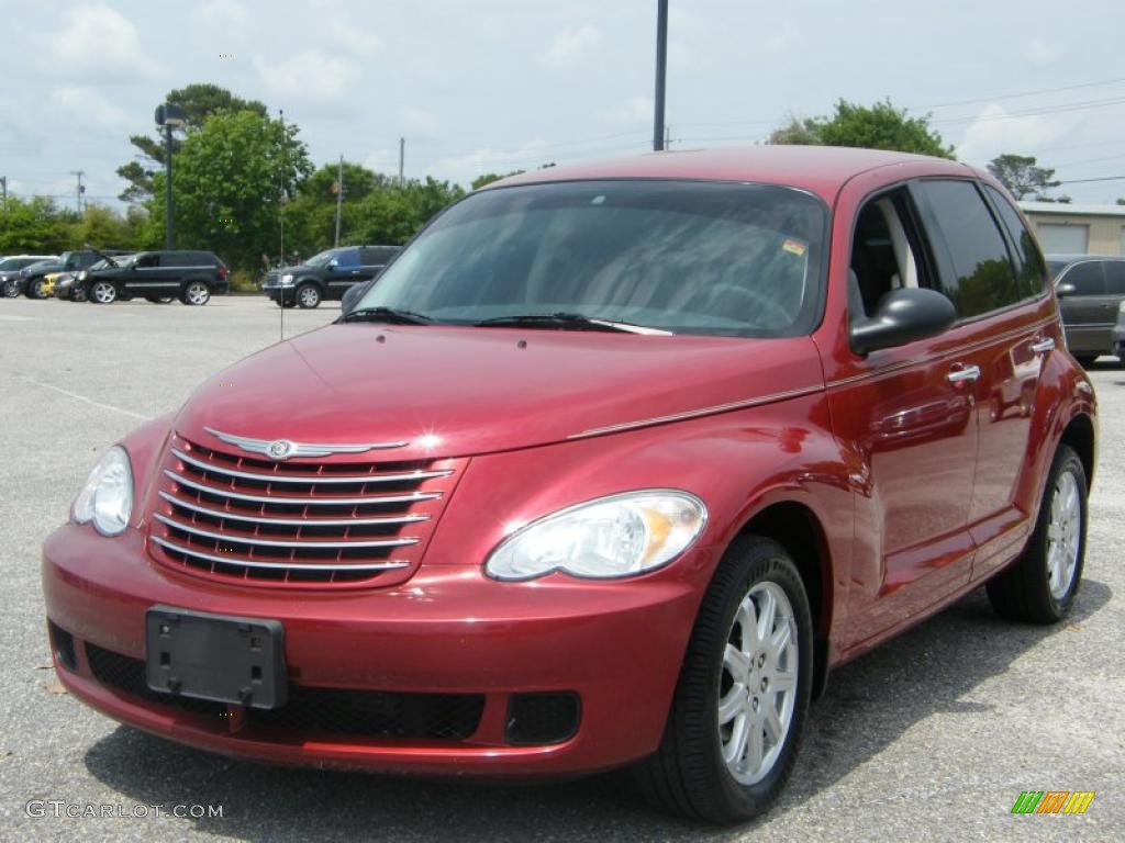 2007 PT Cruiser Touring - Inferno Red Crystal Pearl / Pastel Slate Gray photo #1