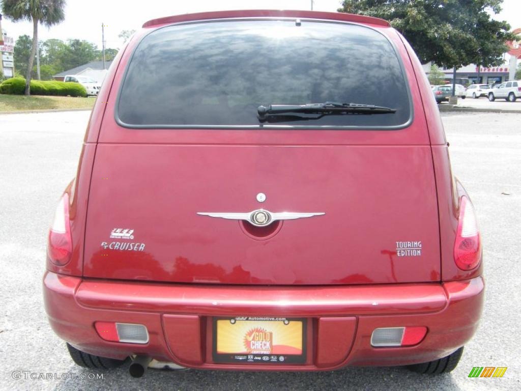 2007 PT Cruiser Touring - Inferno Red Crystal Pearl / Pastel Slate Gray photo #4