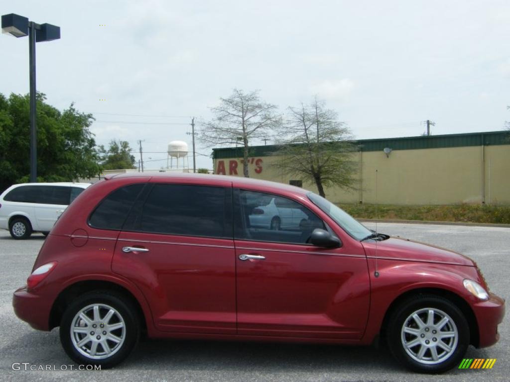 2007 PT Cruiser Touring - Inferno Red Crystal Pearl / Pastel Slate Gray photo #6