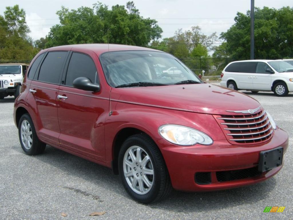2007 PT Cruiser Touring - Inferno Red Crystal Pearl / Pastel Slate Gray photo #7