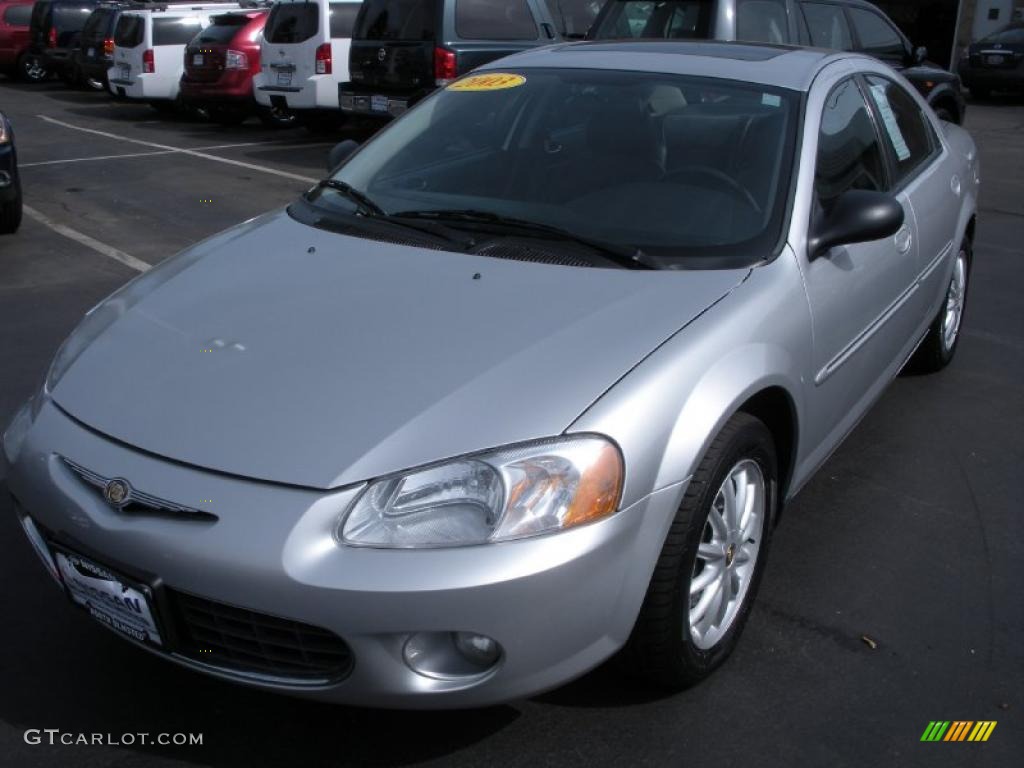 2003 Sebring LXi Sedan - Bright Silver Metallic / Dark Slate Gray photo #1