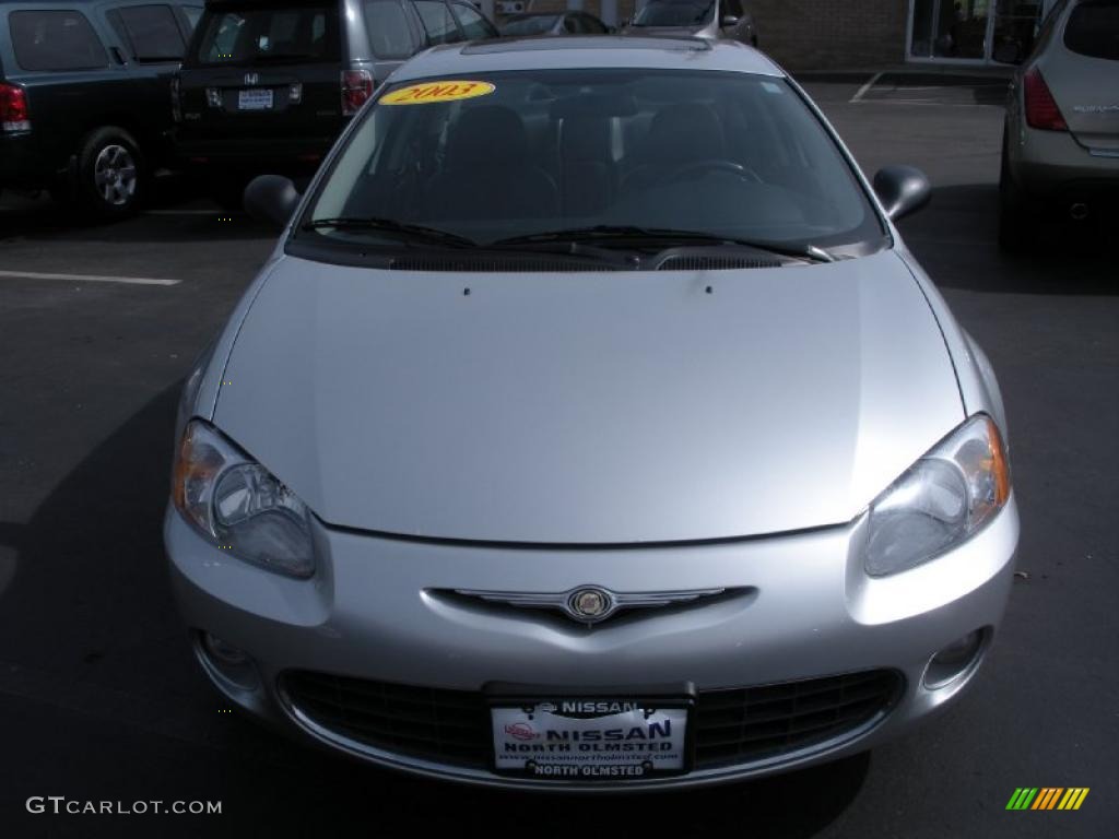 2003 Sebring LXi Sedan - Bright Silver Metallic / Dark Slate Gray photo #2