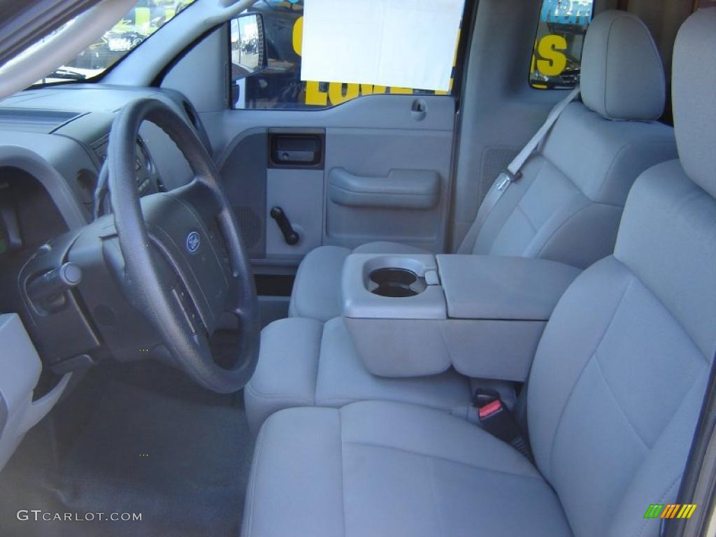 2006 F150 STX Regular Cab - Dark Stone Metallic / Medium/Dark Flint photo #13