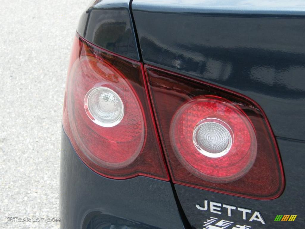 2009 Jetta S Sedan - Blue Graphite Metallic / Art Grey photo #10