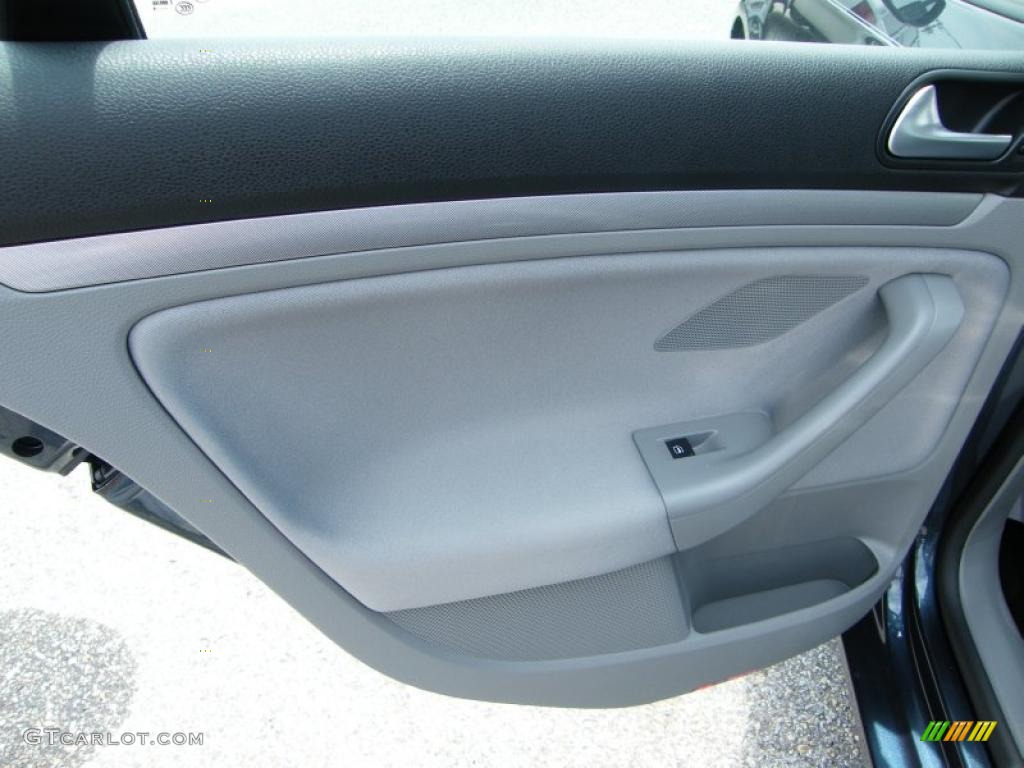 2009 Jetta S Sedan - Blue Graphite Metallic / Art Grey photo #22