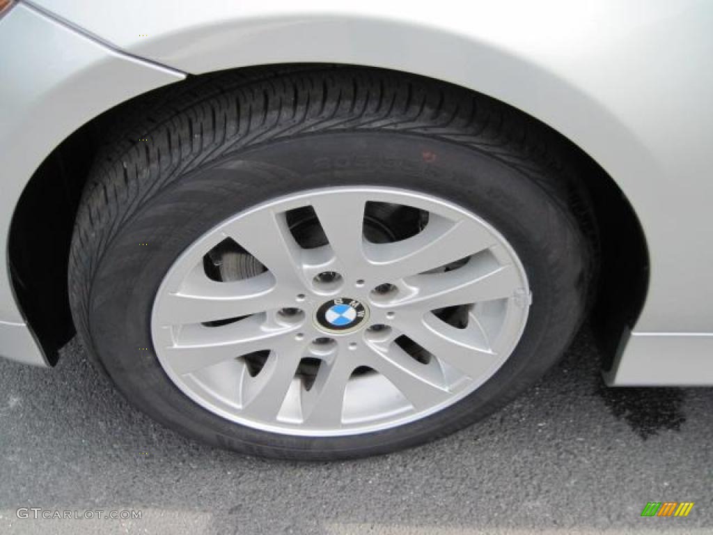2007 3 Series 328i Wagon - Titanium Silver Metallic / Grey photo #20