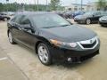 2010 Crystal Black Pearl Acura TSX Sedan  photo #2