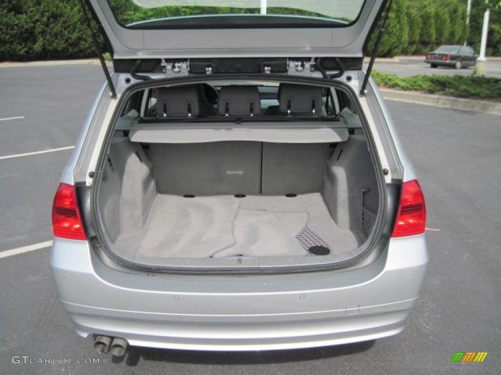 2007 3 Series 328i Wagon - Titanium Silver Metallic / Grey photo #27