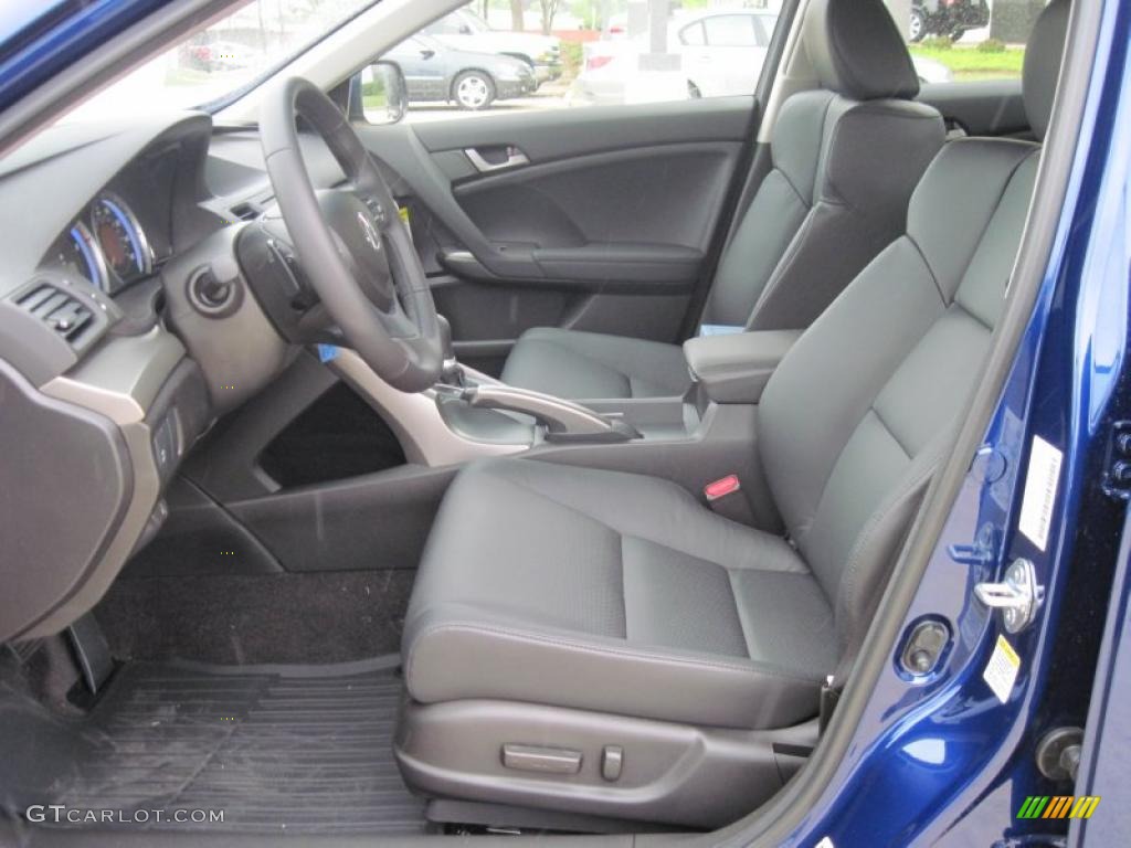 2010 TSX Sedan - Vortex Blue Pearl / Ebony photo #7