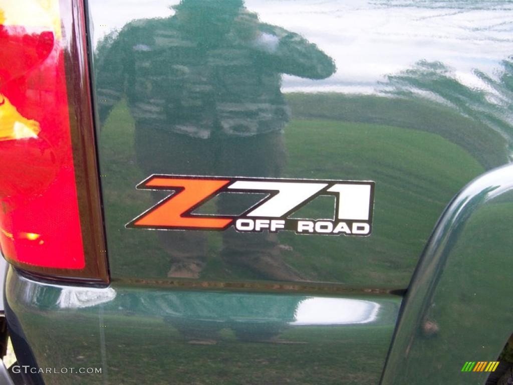 2005 Silverado 1500 Z71 Extended Cab 4x4 - Dark Green Metallic / Dark Charcoal photo #13