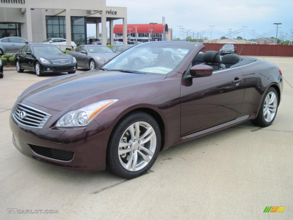 2010 G 37 Convertible - Midnight Red Garnet / Graphite photo #1