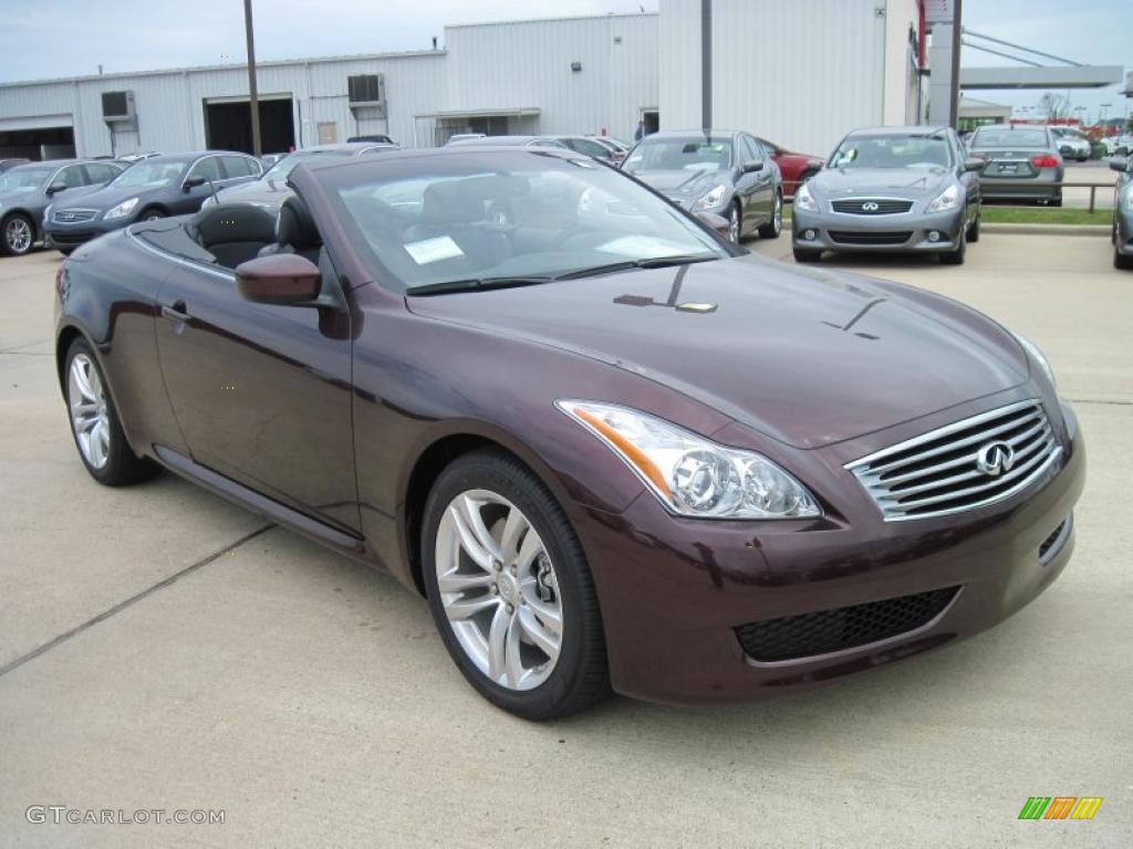 Midnight Red Garnet 2010 Infiniti G 37 Convertible Exterior Photo #28850760