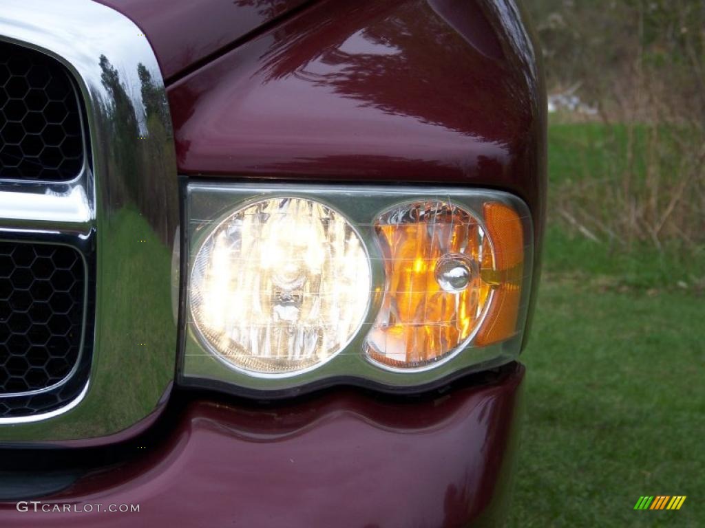 2003 Ram 1500 SLT Regular Cab 4x4 - Dark Garnet Red Pearl / Dark Slate Gray photo #11