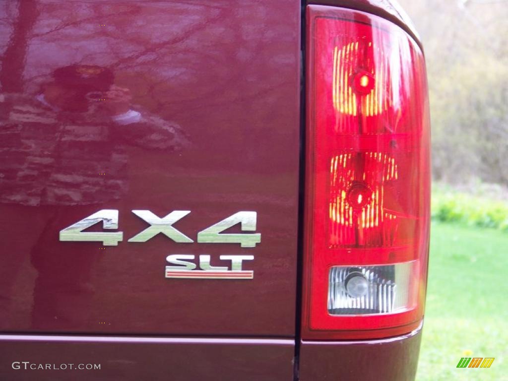 2003 Ram 1500 SLT Regular Cab 4x4 - Dark Garnet Red Pearl / Dark Slate Gray photo #14