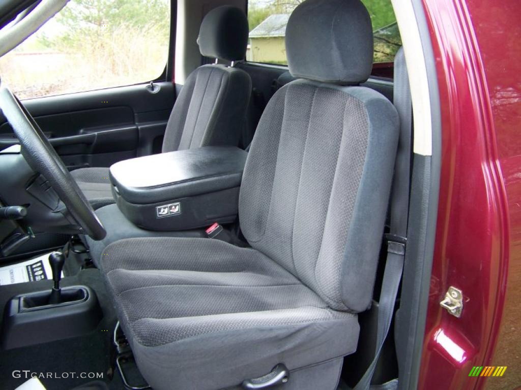 2003 Ram 1500 SLT Regular Cab 4x4 - Dark Garnet Red Pearl / Dark Slate Gray photo #16