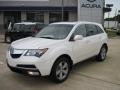2010 Aspen White Pearl Acura MDX Technology  photo #1