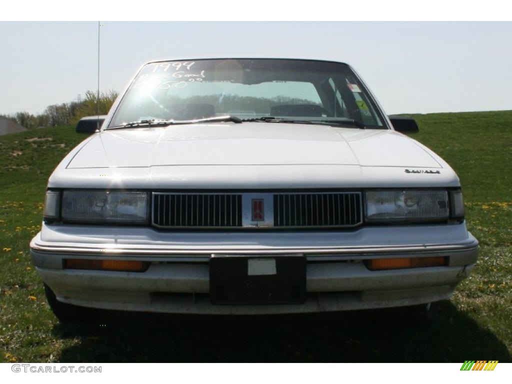 1994 Cutlass Ciera S - Bright White / Adriatic Blue photo #8