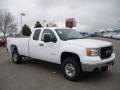 2010 Summit White GMC Sierra 3500HD Work Truck Extended Cab 4x4  photo #1