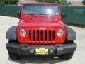 2007 Flame Red Jeep Wrangler Unlimited X  photo #8