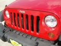 2007 Flame Red Jeep Wrangler Unlimited X  photo #10