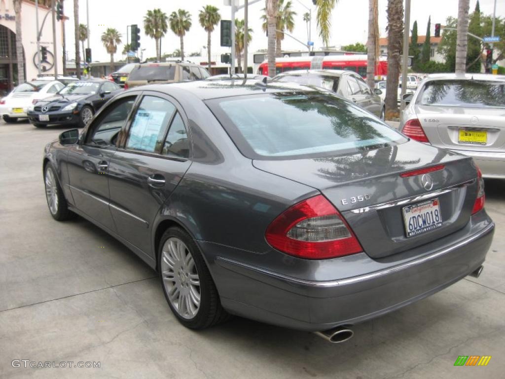 2008 E 350 Sedan - Flint Grey Metallic / Ash photo #4