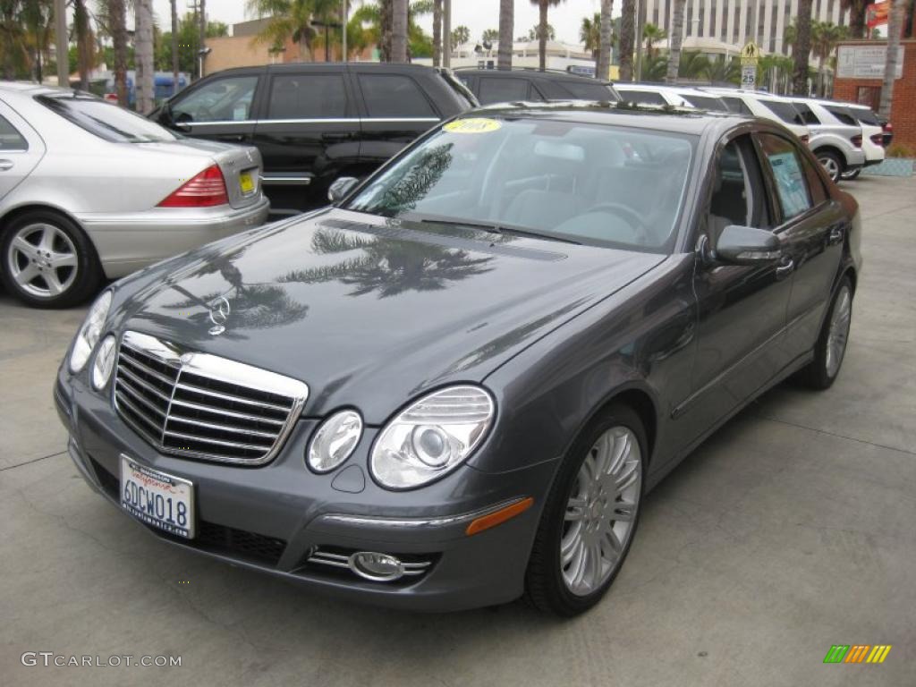 2008 E 350 Sedan - Flint Grey Metallic / Ash photo #5