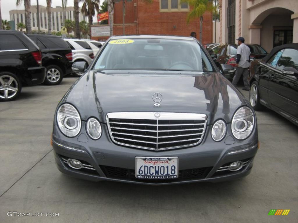 2008 E 350 Sedan - Flint Grey Metallic / Ash photo #6