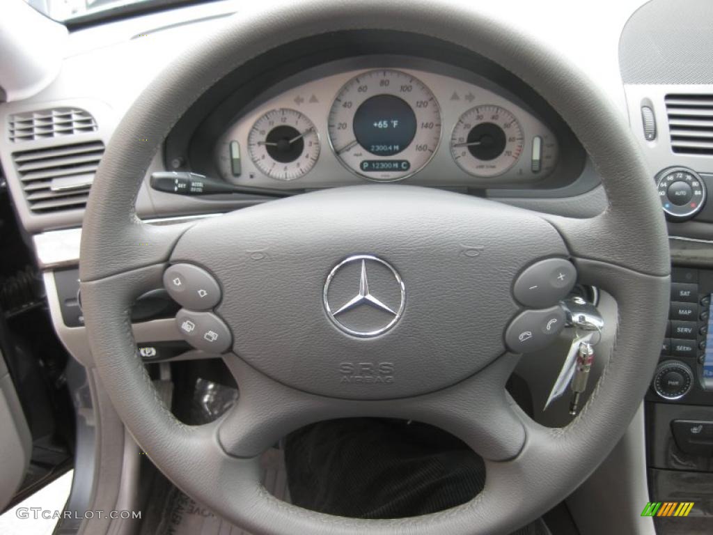 2008 E 350 Sedan - Flint Grey Metallic / Ash photo #15