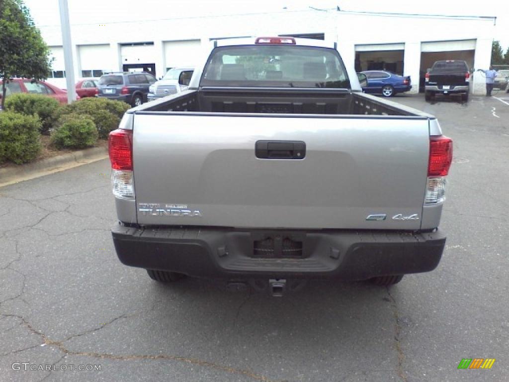 2010 Tundra Regular Cab 4x4 - Silver Sky Metallic / Graphite Gray photo #5