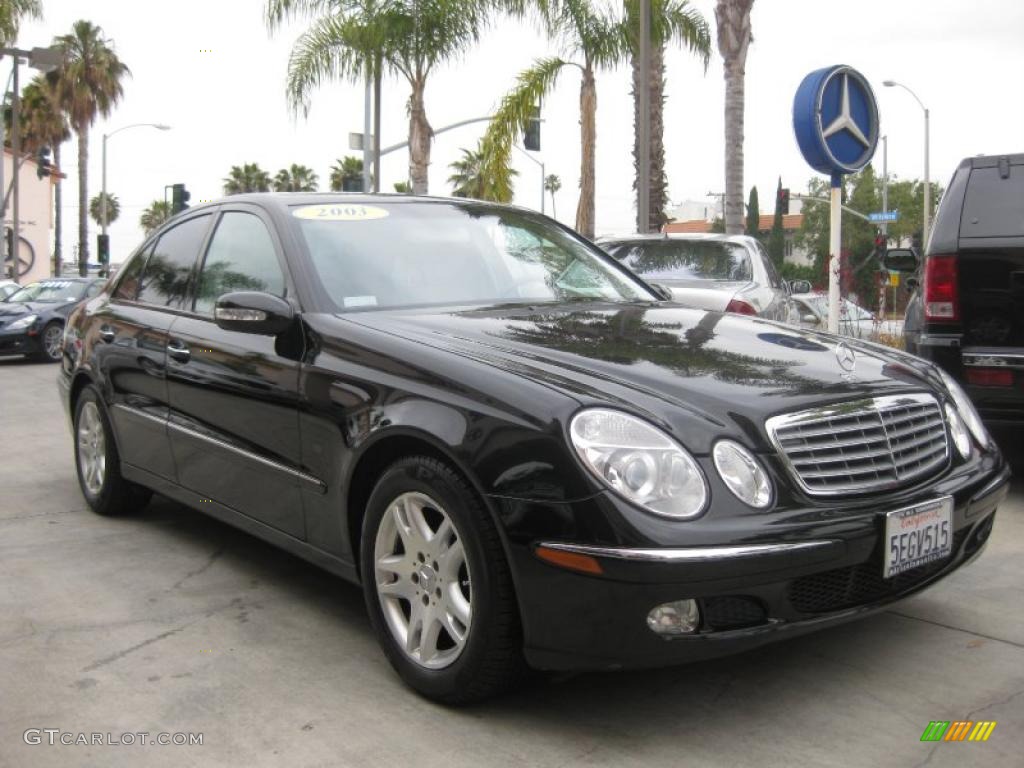 2003 E 500 Sedan - Black / Ash Grey photo #1