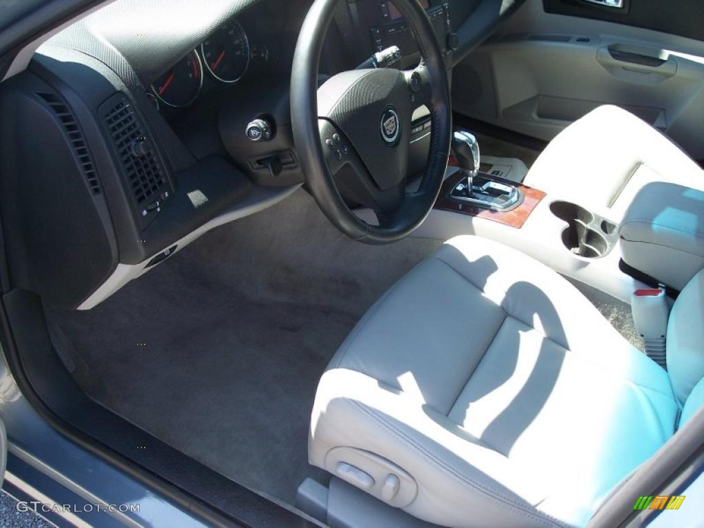 2007 CTS Sedan - Sunset Blue / Light Gray/Ebony photo #7