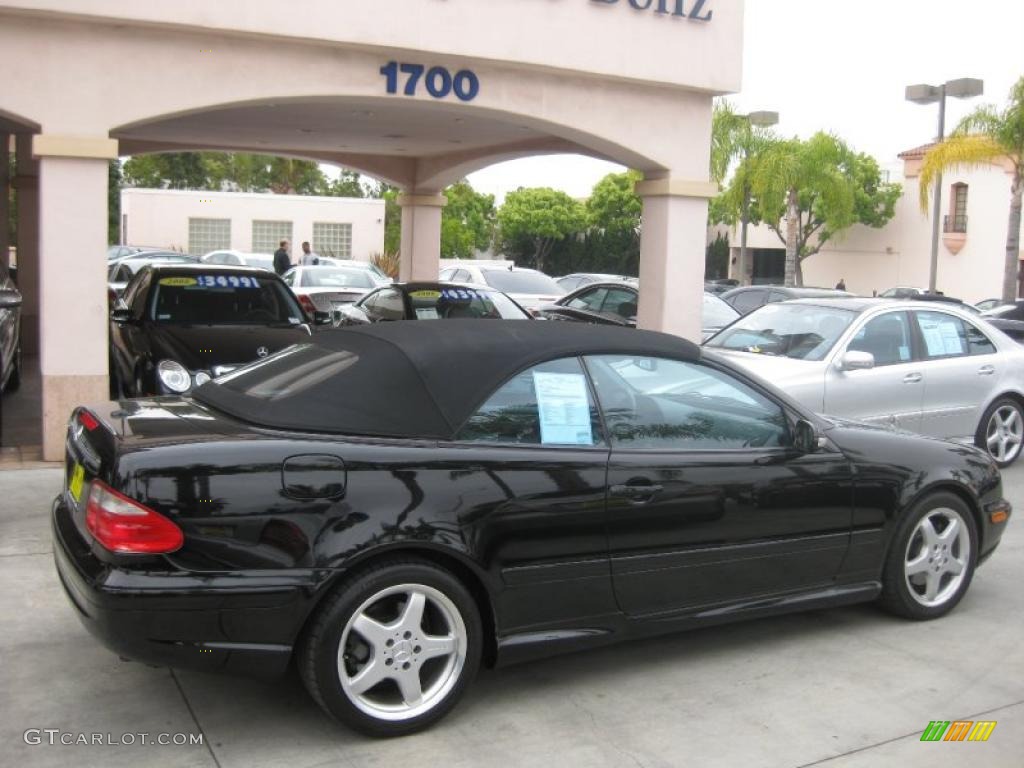 2003 CLK 430 Cabriolet - Black / Charcoal photo #2
