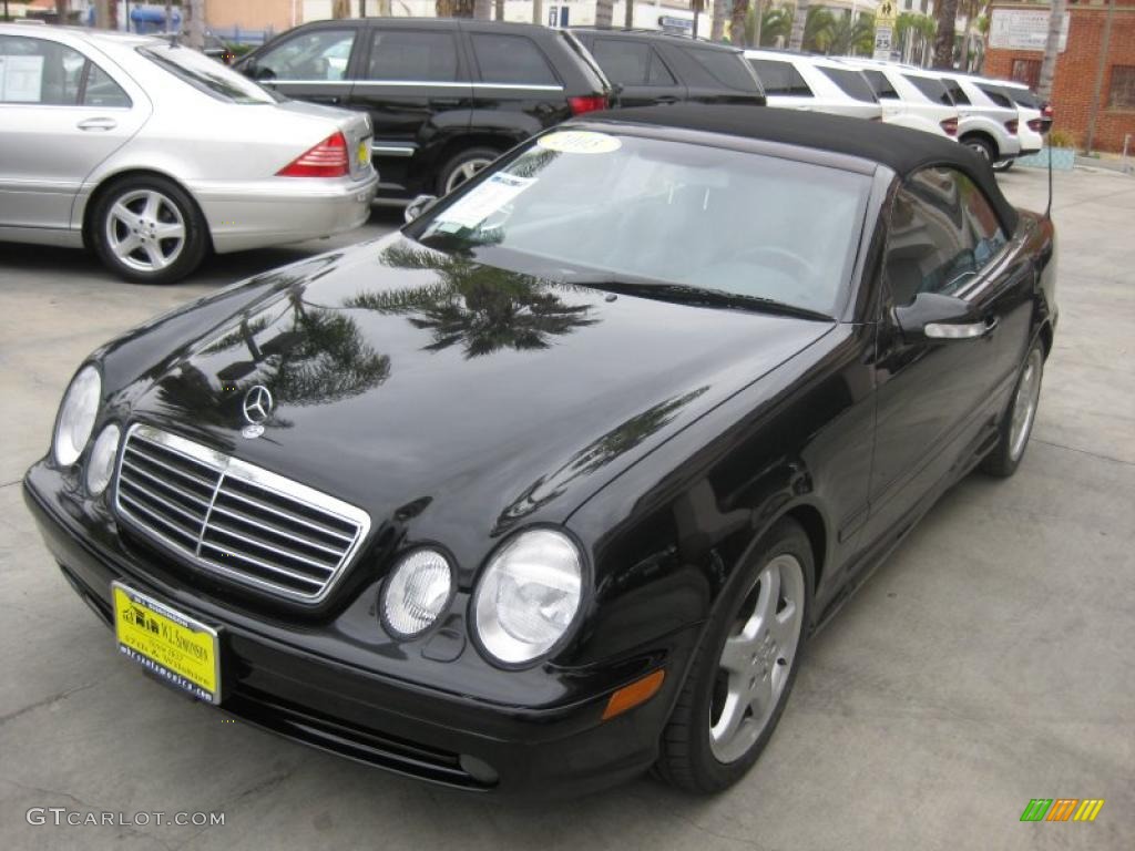 2003 CLK 430 Cabriolet - Black / Charcoal photo #6