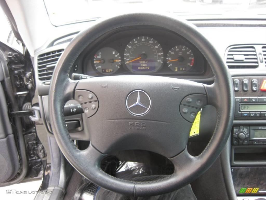 2003 CLK 430 Cabriolet - Black / Charcoal photo #15