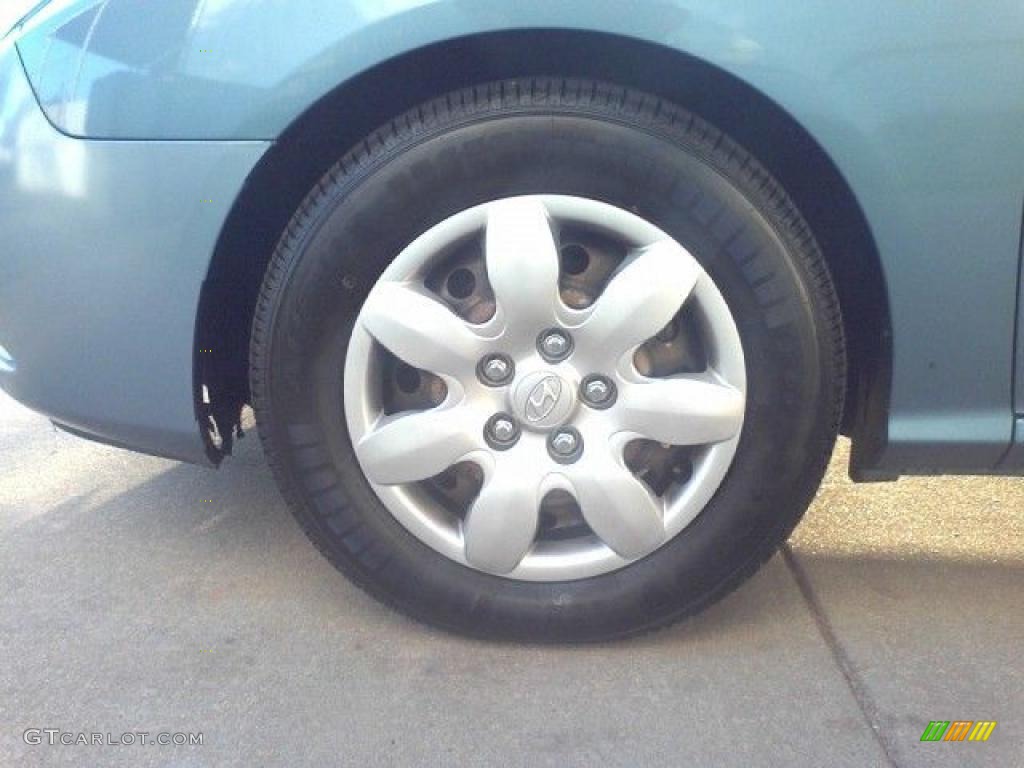 2007 Elantra GLS Sedan - Seattle Light Blue / Gray photo #3