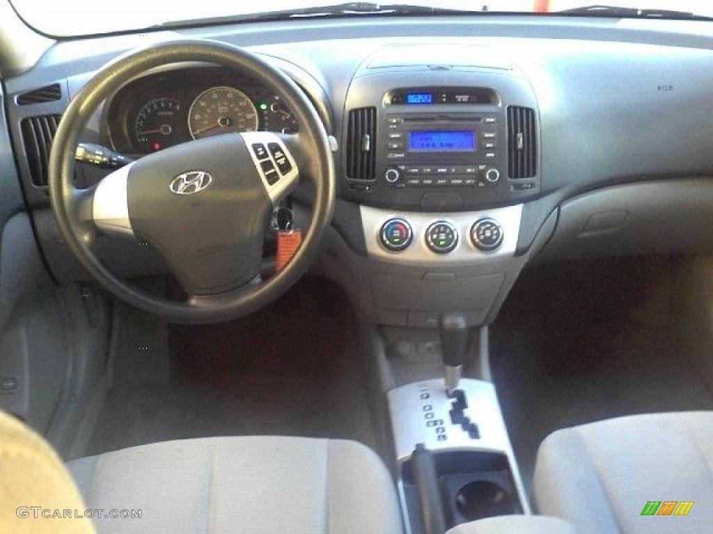 2007 Elantra GLS Sedan - Seattle Light Blue / Gray photo #5